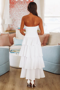 Mathilda Maxi Dress - White-HAZEL & OLIVE ND/1827-XSmall-