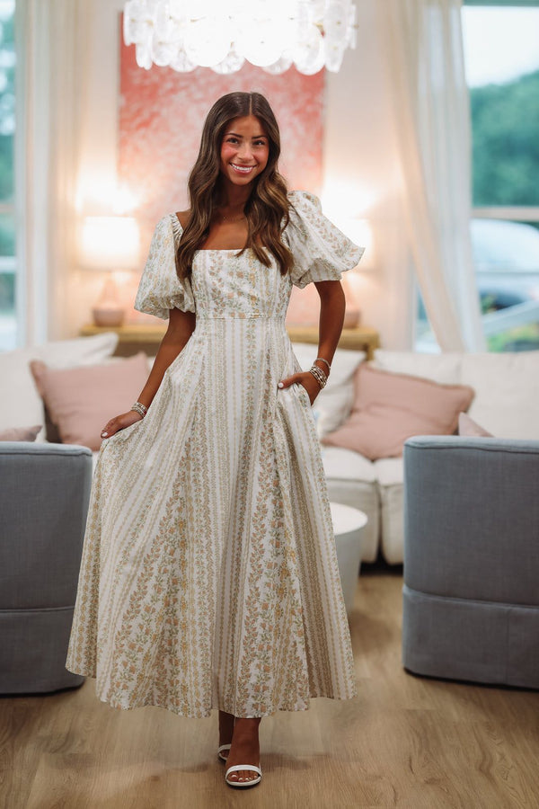 Peach of a Day Midi Dress - Peach-HAZEL & OLIVE MD5428-Small-