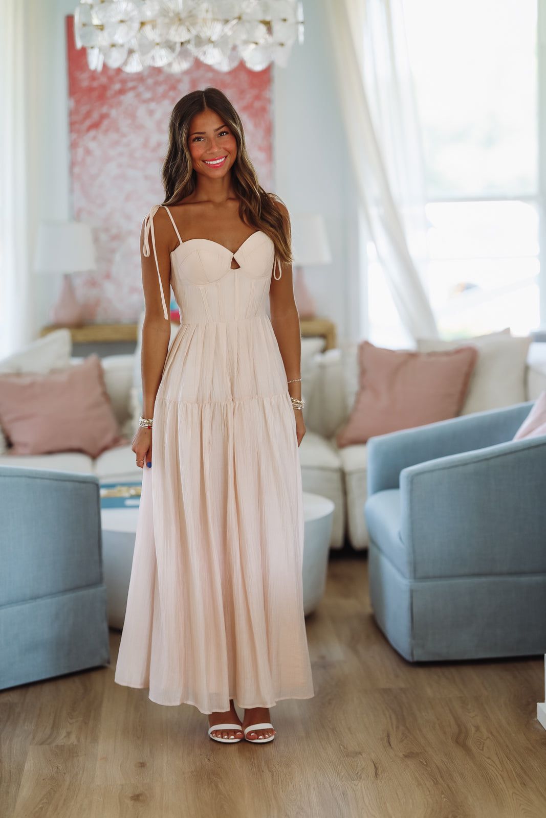 Ros All Season Maxi Dress - Blush Pink Hazel & Olive Ros All Season Maxi Dress - Blush Pink Hazel & Olive