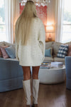 Just for Love Oversized Knit Mini Dress - Cream-Hazel & Olive MD6035-Small-