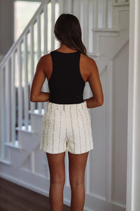 Mila Tweed Skort - Ivory-HAZEL & OLIVE-Small-