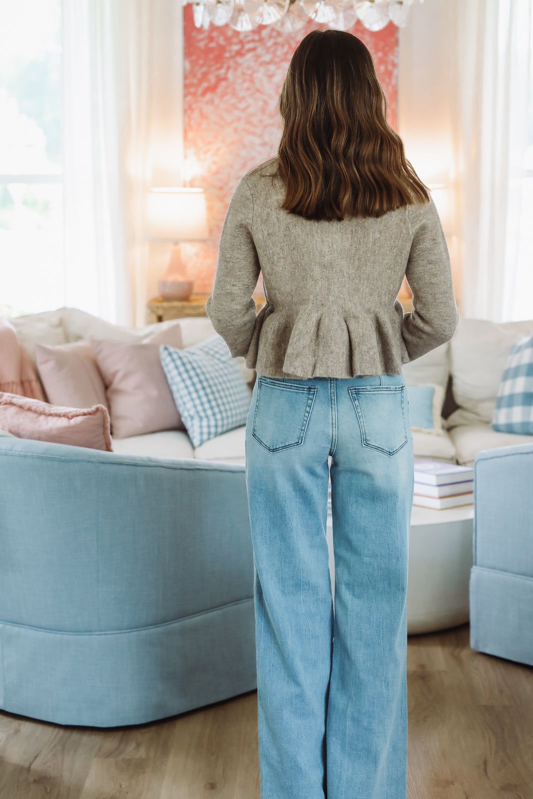 Meet You at the Cafe Cardigan - Light Mocha