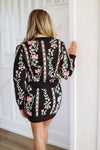 More to Come Floral Cardigan - Black-HAZEL & OLIVE-Small-