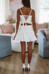 Can't Hold Me Back Top and Skirt Set - Off White-HAZEL & OLIVE MST8370-Small-