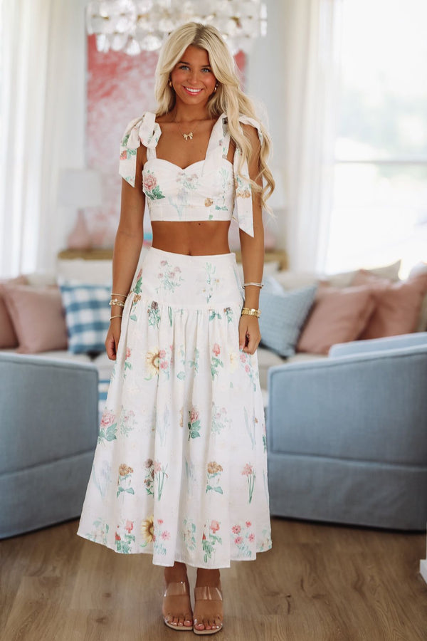 Hello Beautiful Bustier Top - Cream-Hazel & Olive MST8410-Small-