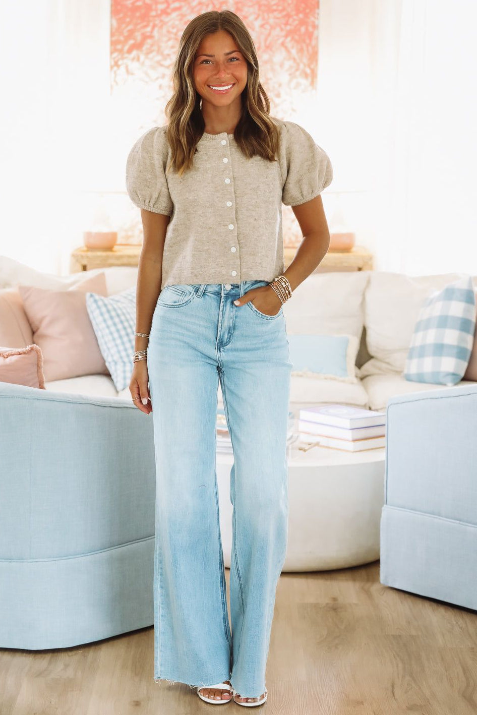 Hope Sweater Top - Mocha-HAZEL & OLIVE MT2214-Small-