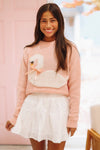My Swan Song Sweater - Pink-HAZEL & OLIVE PST1492-Small-