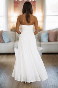 Hazel & Olive ND/2198 Forever Begins Maxi Dress - Ivory