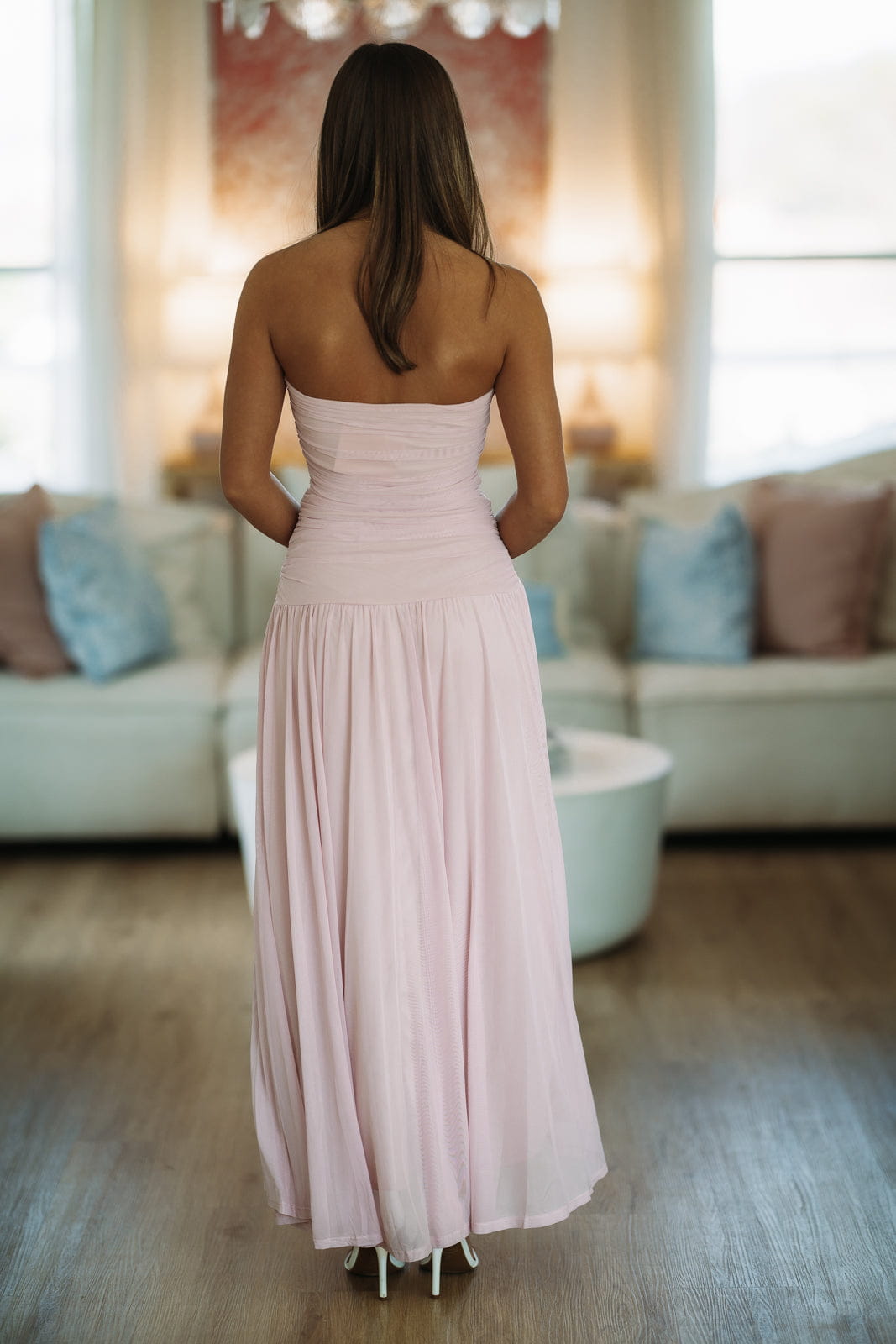 Hazel & Olive ND/2198 Forever Begins Maxi Dress - Pink