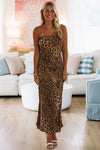 HAZEL & OLIVE No Place Like This Maxi Dress - Leopard