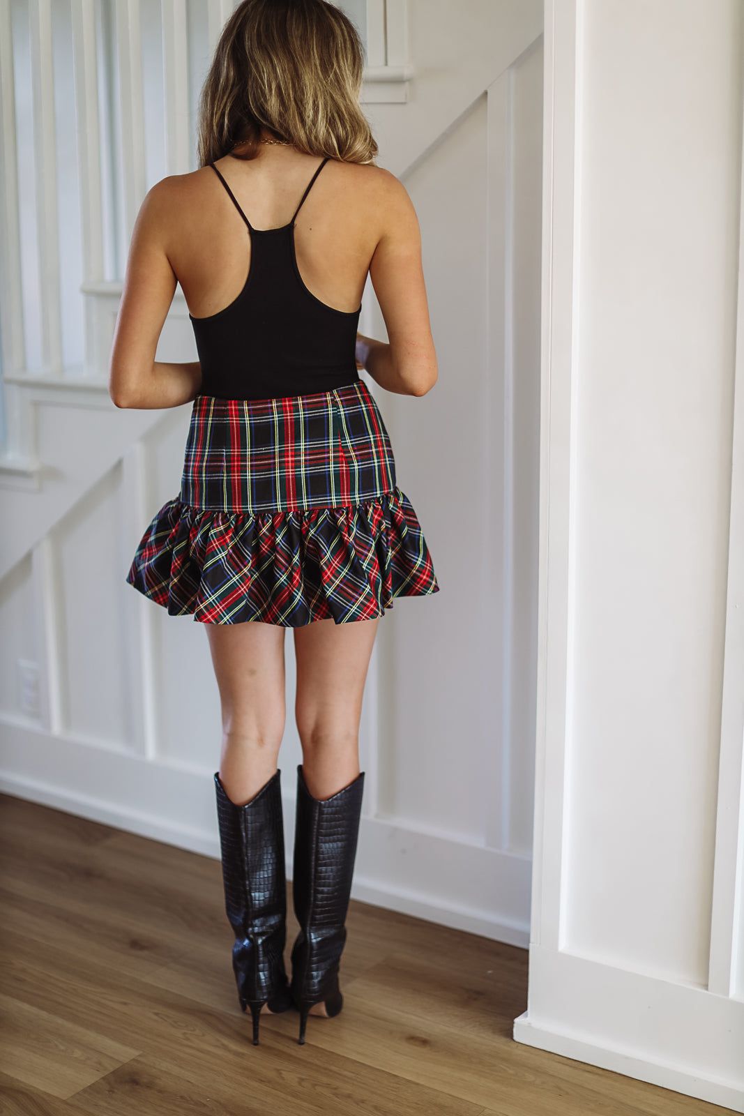 No Regrets Mini Skirt - Black-HAZEL & OLIVE-Small-