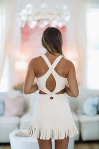 Nothing Beats This Tennis Dress - Beige-HAZEL & OLIVE-Small-