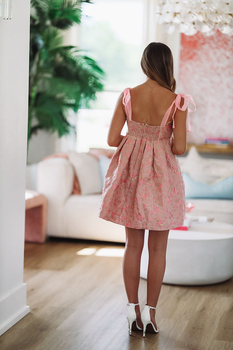 One Step Ahead Floral Mini Dress - Pink, Small | Hazel and Olive