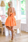 HAZEL & OLIVE Orange Ya Glad Mini Dress - Orange