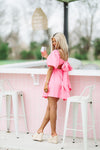HAZEL & OLIVE Paint The Town Pink Babydoll Mini Dress - Pink