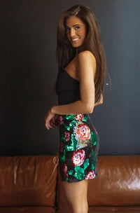 Party Season Mini Skirt - Black-HAZEL & OLIVE-Small-