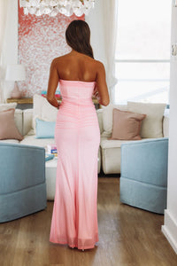 Peony Pink Maxi Dress - Pink-HAZEL & OLIVE-XSmall-