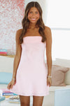 Petals of Pink Mini Dress - Pink-HAZEL & OLIVE CD/12046X-XSmall-