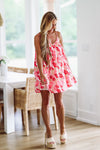 HAZEL & OLIVE Picnic Brunch Mini Dress - Pink