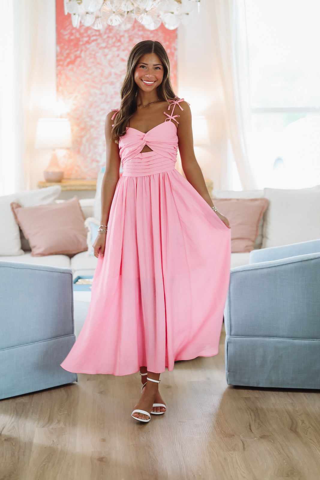 Pink Paradise Maxi Dress - Pink - XS Pink Paradise Maxi Dress - Pink - XS