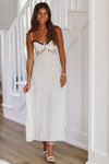 Queen of the Polka Dots Maxi Dress - White and Black, Medium | Hazel and Olive | Boutique Fashion Queen of the Polka Dots Maxi Dress - White and Black, Medium | Hazel and Olive | Boutique Fashion