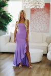 Princess Lavender Maxi Gown - Lavender Purple-HAZEL & OLIVE-Small-