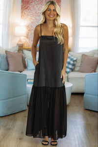 Hazel & Olive RD1266 Noliette Maxi Dress - Black