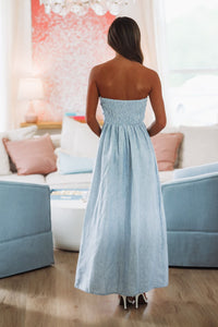 Regency Maxi Dress - Navy-HAZEL & OLIVE 2500/493LDJ-Small-