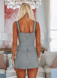 Right on Beat Top - Black and White-HAZEL & OLIVE-Small-