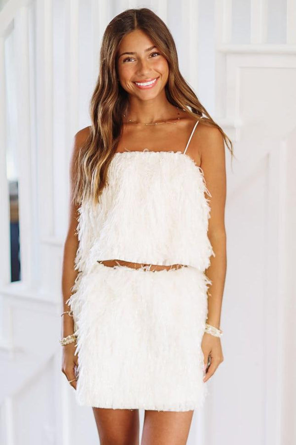 Runway Ready Crop Top - Cream-HAZEL & OLIVE-XSmall-