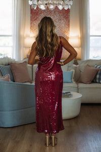 Hazel & Olive SC1020D How I'm Gonna Slay Midi Dress - Magenta