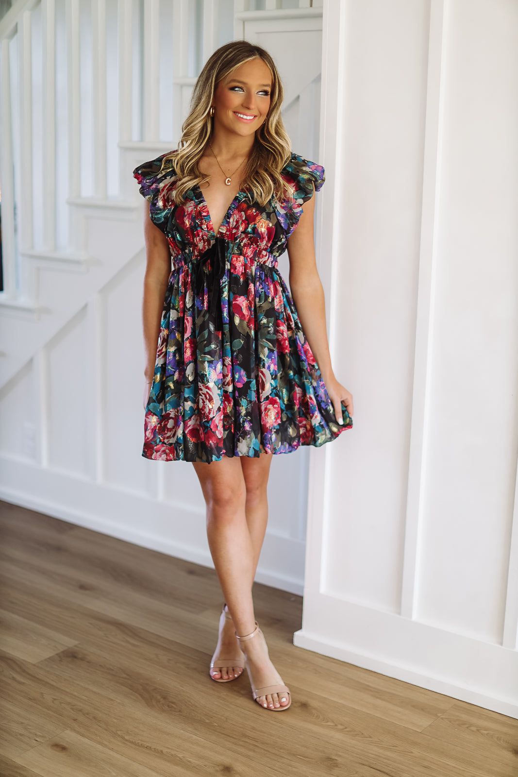 Secret Garden Mini Dress - Purple, Green and Blue, Medium | Hazel and Olive | Boutique Fashion Secret Garden Mini Dress - Purple, Green and Blue, Medium | Hazel and Olive | Boutique Fashion