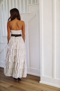 Set on Forever Maxi Dress - Silver-HAZEL & OLIVE-Small-