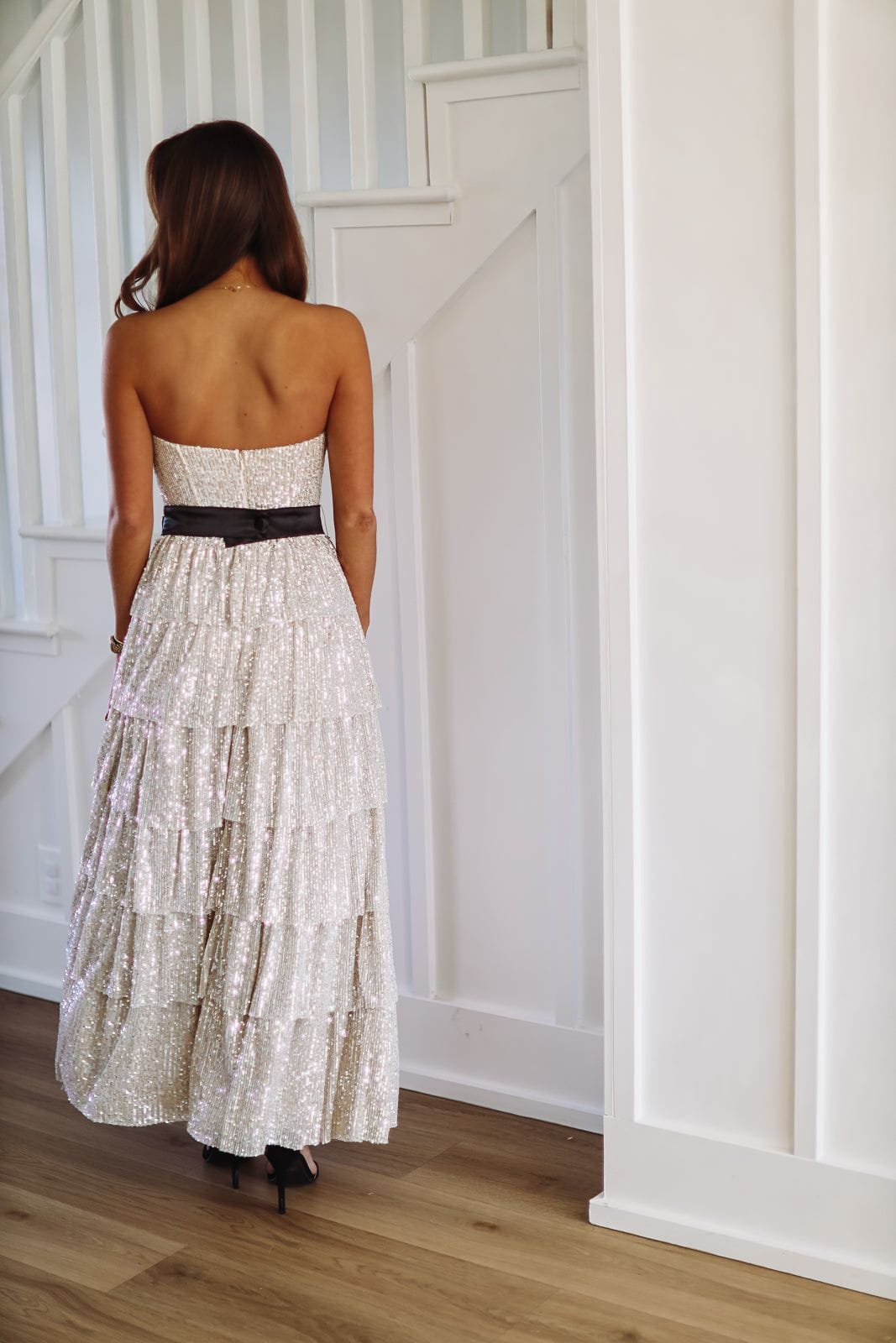 Set on Forever Maxi Dress - Silver-HAZEL & OLIVE-Small-