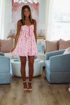 Last Ferry to Montauk Mini Dress - Pink-Hazel & Olive SM/D20662W-Small-