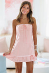 Warm Summer Nights Mini Dress - Pink-HAZEL & OLIVE SM/D20725D-Small-