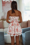 Picking Flowers Mini Dress - White and Red-HAZEL & OLIVE SM/D20867B-Small-