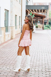 Hazel & Olive SM/D20871A Summer In Paris Mini Dress - Mauve