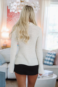 Warm Wishes Sweater Cardigan Top - Oatmeal-Hazel & Olive SM/SW70149A-Small-