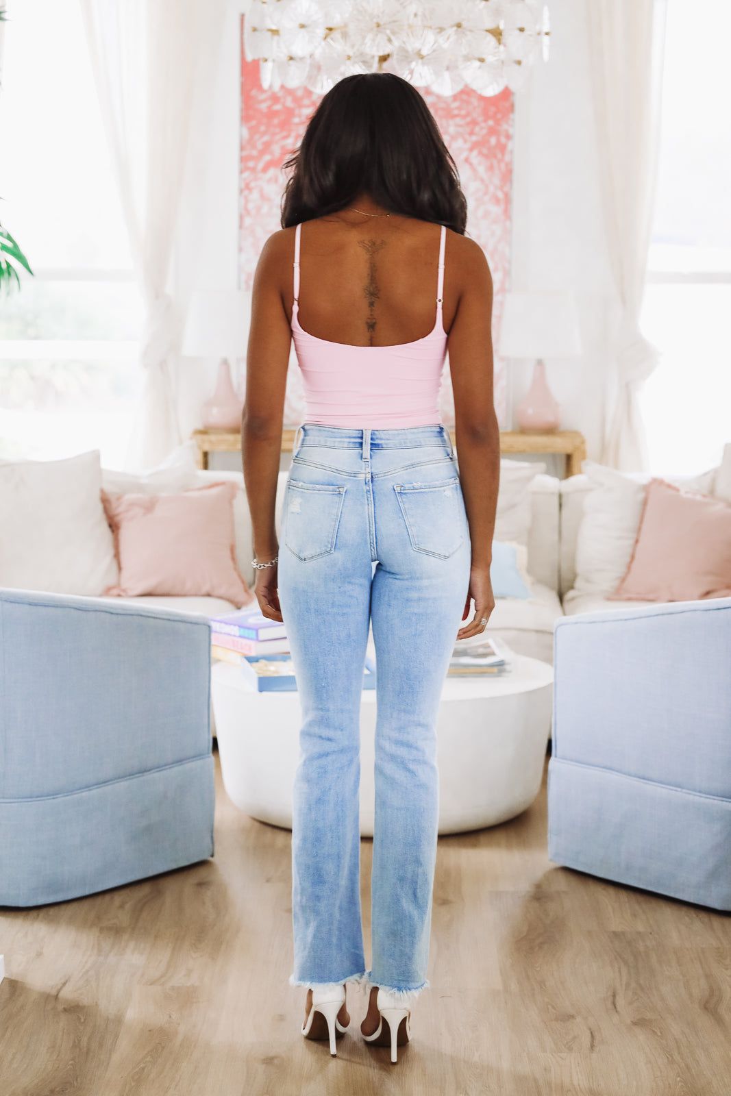 Snatched Tank Bodysuit - Lavender-HAZEL & OLIVE-Small/Medium-