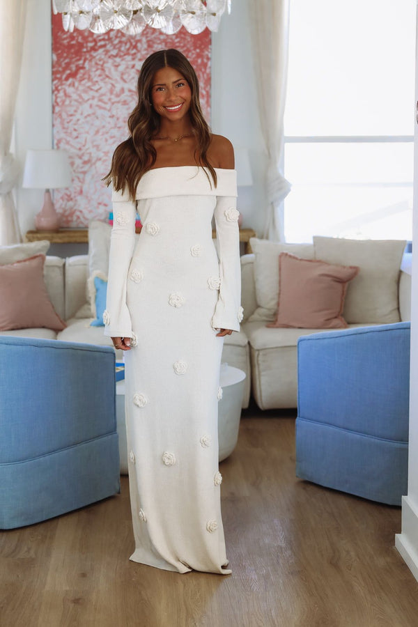 Soho Loft Maxi Dress - Natural Cream Hazel & Olive Soho Loft Maxi Dress - Natural Cream Hazel & Olive