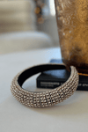 Statement Puffy Rhinestone Headband - Gold-HAZEL & OLIVE-