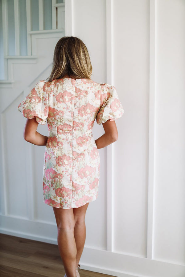 SuperBloom Mini Dress - Light Pink-HAZEL & OLIVE-Small-