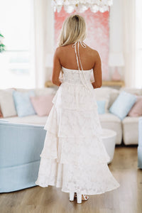 Sweet Escape Maxi Dress - Cream-HAZEL & OLIVE-Small-