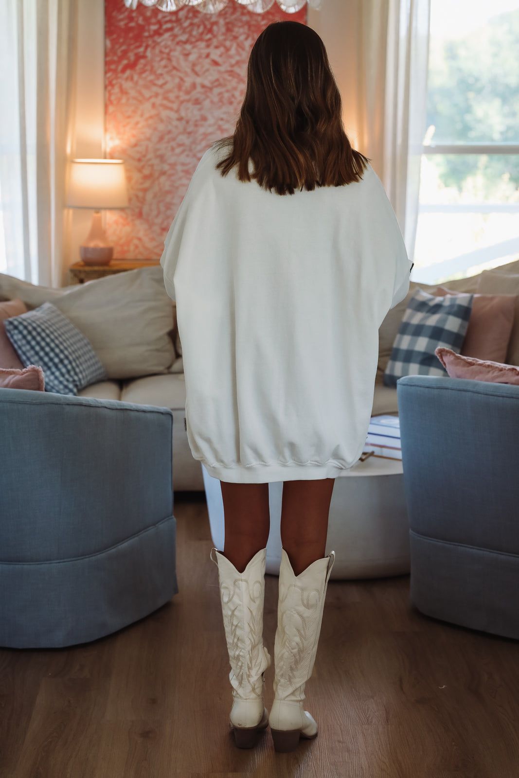 The Laundry Room Beer Wolf Jump Jumper - White-HAZEL & OLIVE-Small-