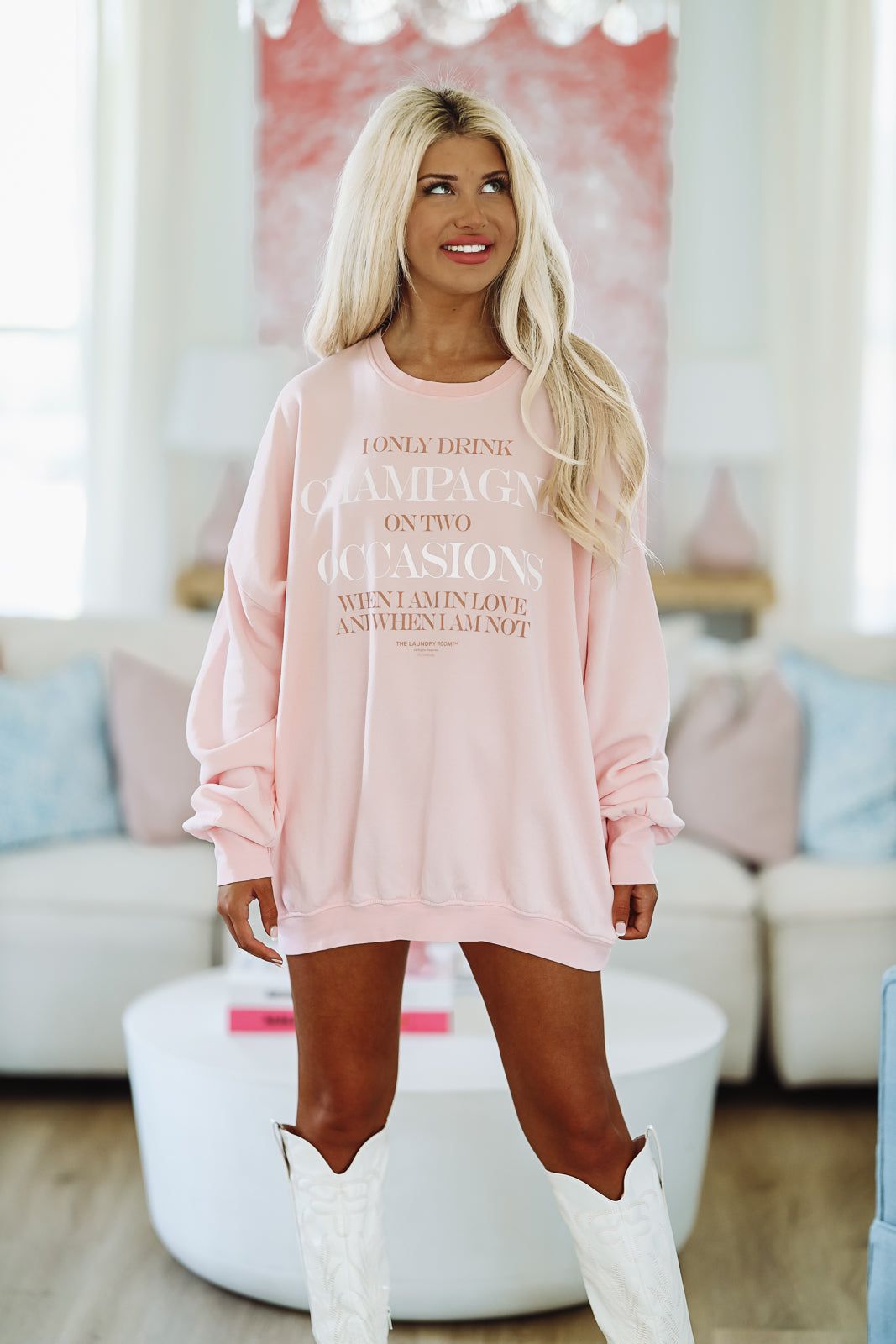 The Laundry Room Champagne Occasions Jump Jumper - Light Pink-HAZEL & OLIVE-Small-