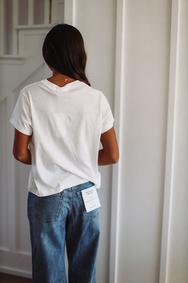 The Laundry Room Cropped This Ain't Texas Flag Top - White-HAZEL & OLIVE-Small-