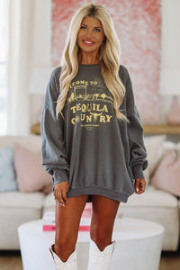 The Laundry Room Tequila Country Jump Jumper - Dark Grey-HAZEL & OLIVE-Small-
