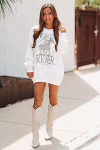 The Laundry Room Western Cowboy Jump Jumper - White-HAZEL & OLIVE-Small-