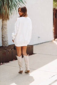 The Laundry Room Western Cowboy Jump Jumper - White-HAZEL & OLIVE-Small-